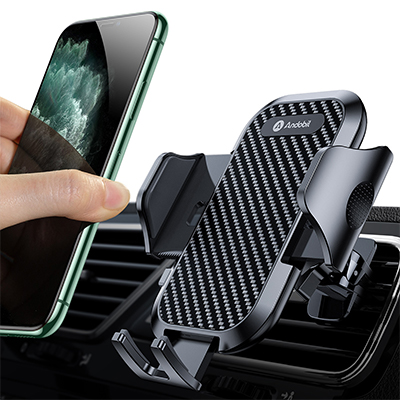 andobil Supporto Cellulare Auto [Stabile e Antiurto] Design Brevettato con Clip Girevole a 360° Porta Cellulare da Auto per Tutti Gli Smartphone, ad esempio iPhone Samsung Huawei Realme Xiaomi